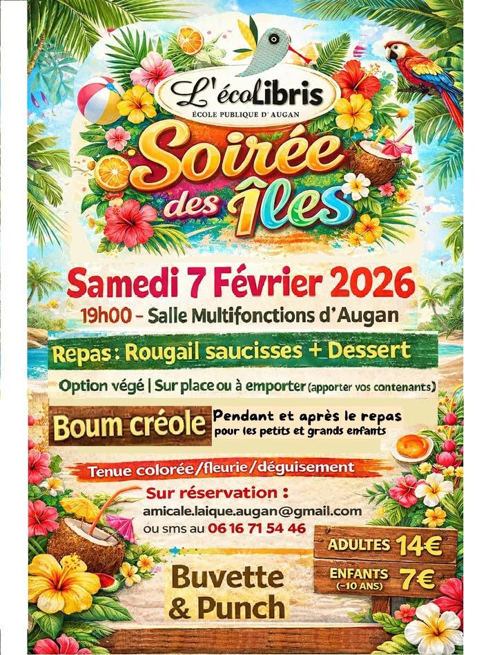 Soirée des îles de l'Amicale Laïque