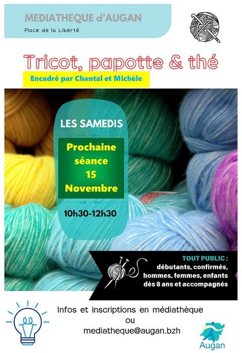 Tricot, papotte & thé